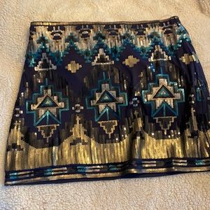 Beautiful sparkly mini skirt